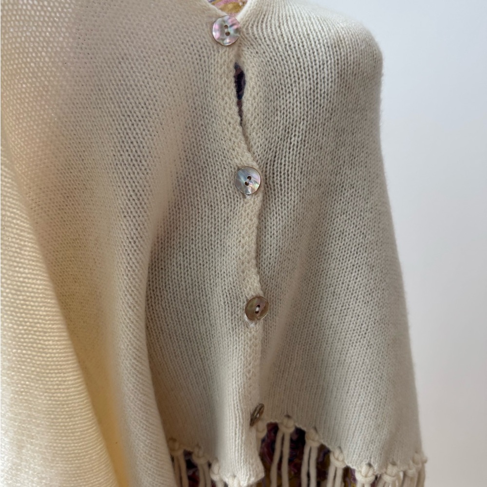J. McLaughlin cashmere poncho - Picture 3 of 7